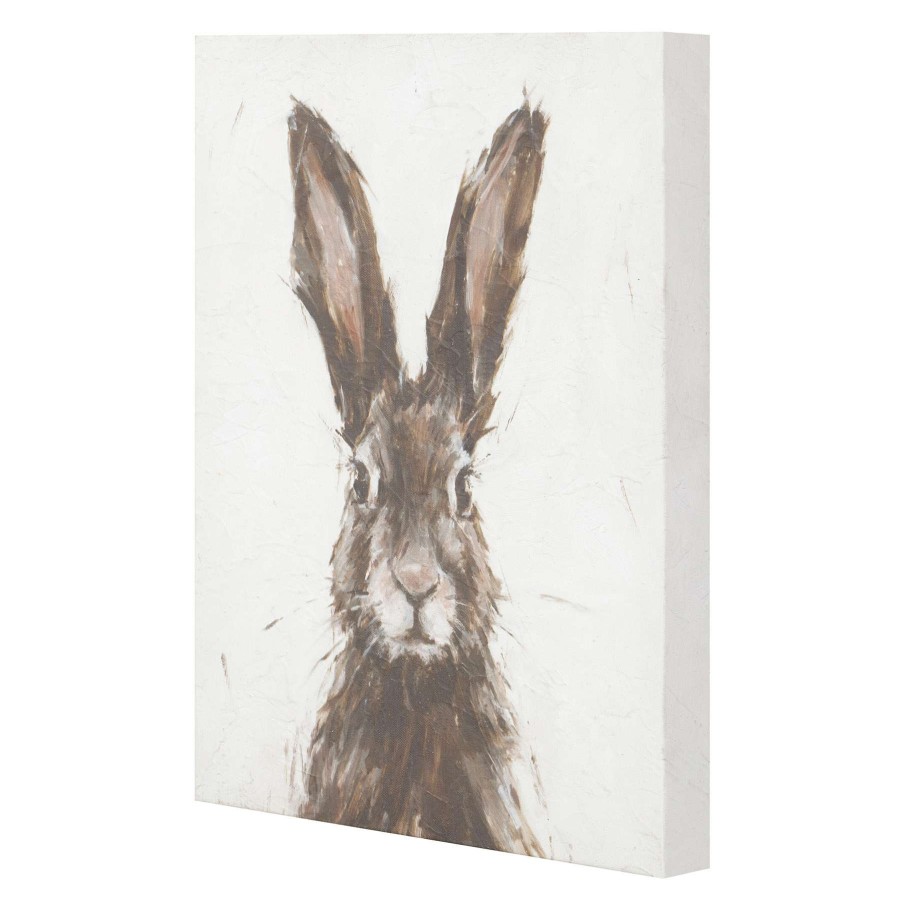 Wall Art * | Honeybloom Bunny Rabbit Canvas Wall Art, 11 14 Exactly Discount