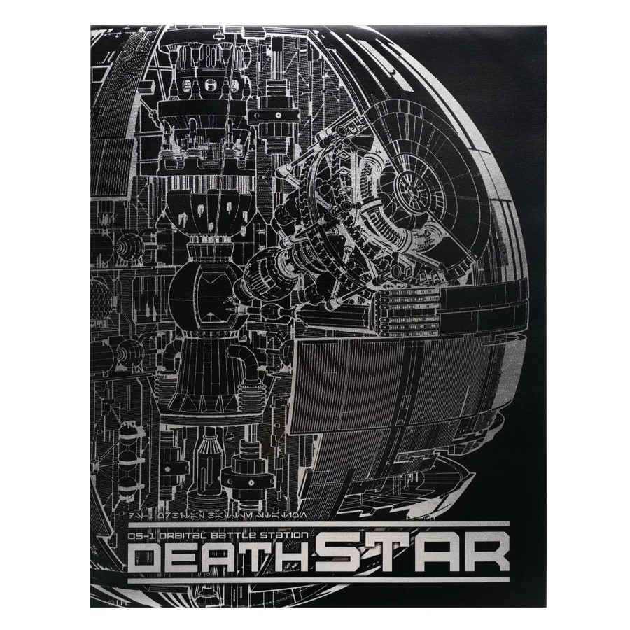 Wall Art * | Star Wars Death Star Metallic Canvas Wall Art, 16 20 Store