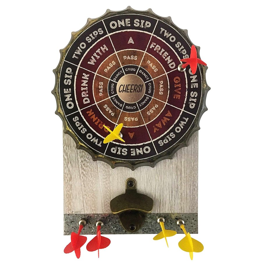 Wall Art * | 9X13 Mini Magnetic Dart Game Wall Mount Bottle Opener Store