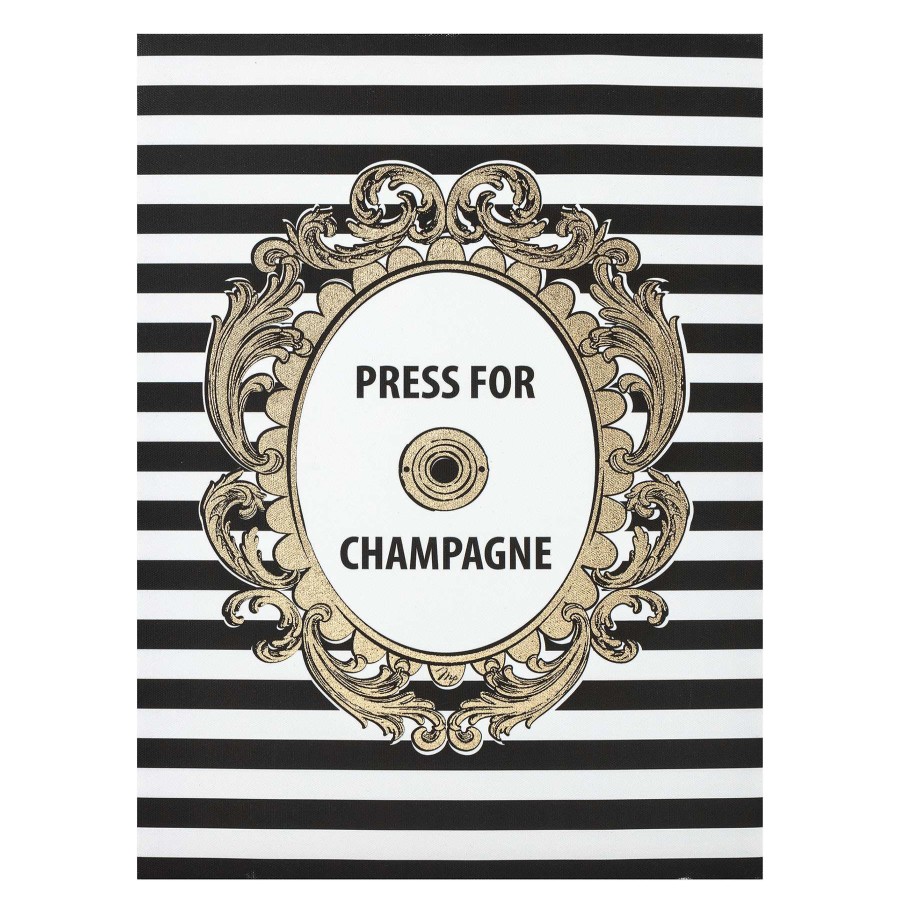 Wall Art * | 12X16 Press Champagne Canvas Typical Style