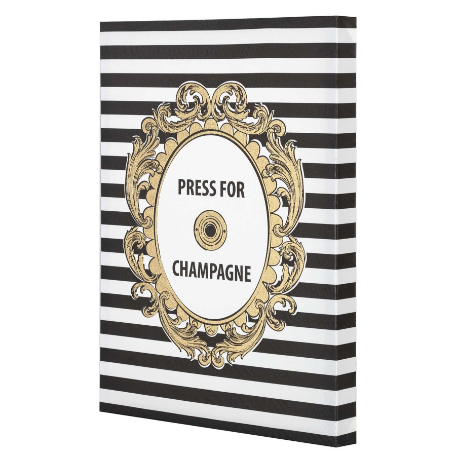 Wall Art * | 12X16 Press Champagne Canvas Typical Style