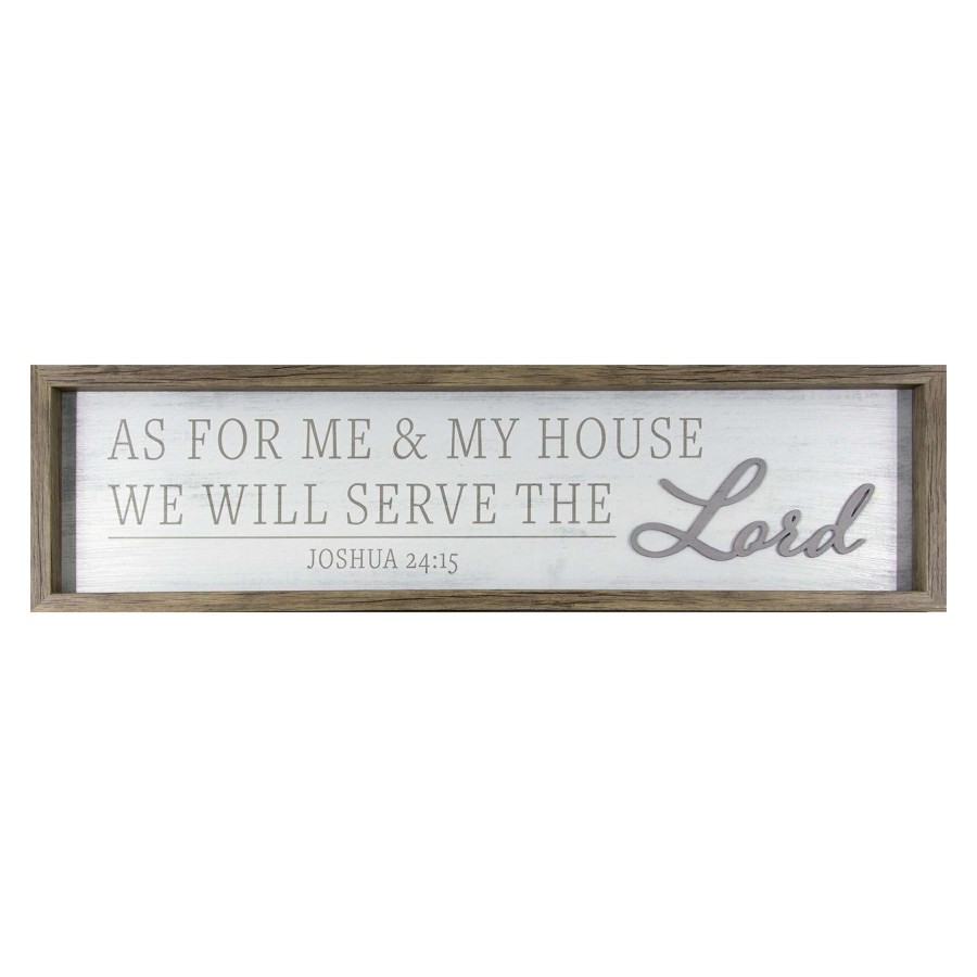 Wall Art * | Serve The Lord Wall Sign, 8 30 Special Design