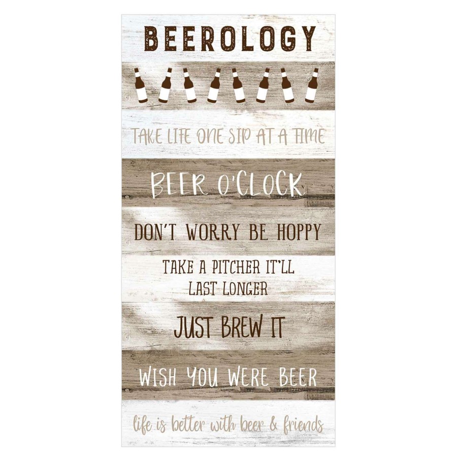 Wall Art * | 12X24 Beerology Wall Art Best Quality