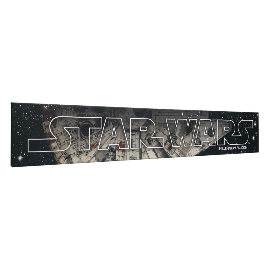 Wall Art * | Star Wars Millennium Falcon Canvas Wall Art, 36 6 Best Quality