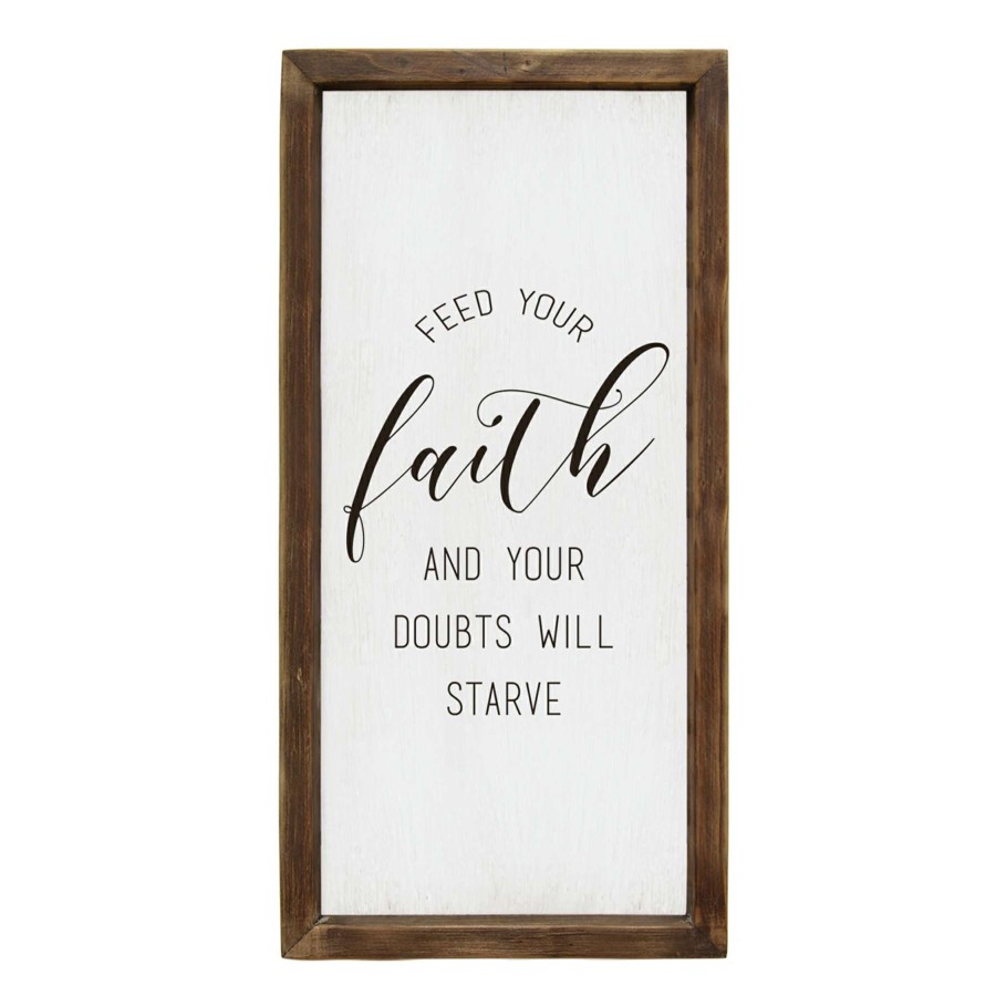 Wall Art * | 10X20 Feed Your Faith Wall Art At Discount Prices