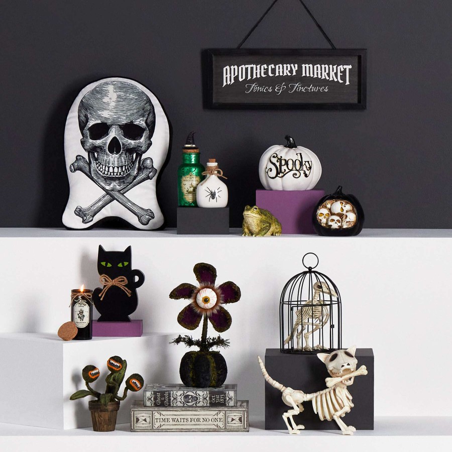 Wall Art * | Apothecary Market Halloween Wall Sign, 6 18 At Lower Price