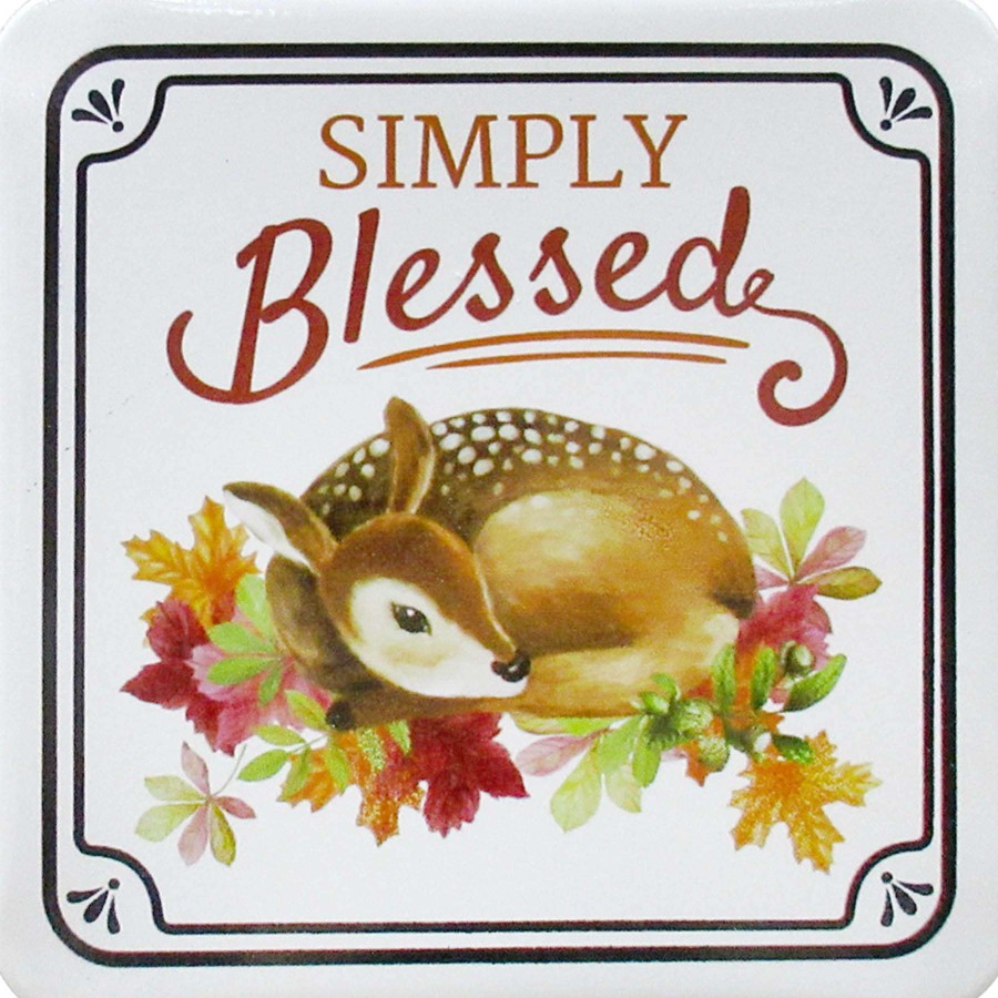 Wall Art * | Simply Blessed Metal Wall Sign, 6.6 Affordable Price