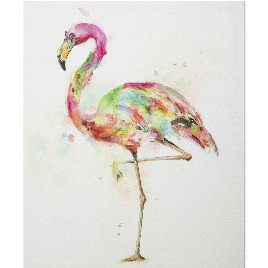 Wall Art * | Flamingo Canvas Wall Art, 16 20 Excellent