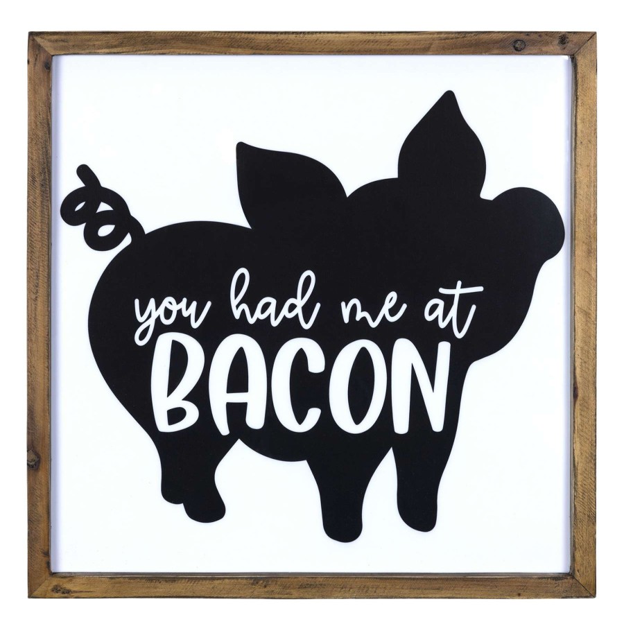 Wall Art * | 16X16 You Had Me At Bacon Wall Art Best Quality