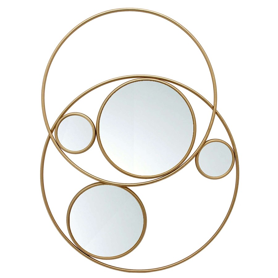 Wall Art * | Gold Metal Wall Decor, 26 35 For Sale